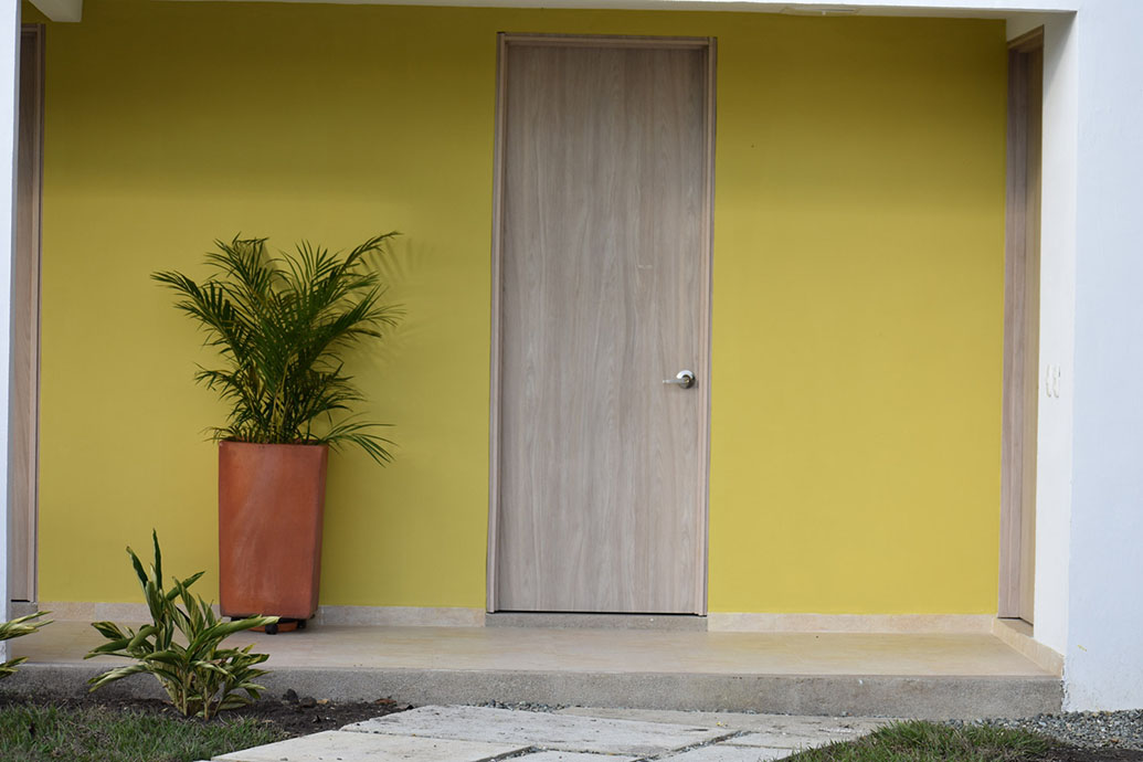 Room accesible from outside the building